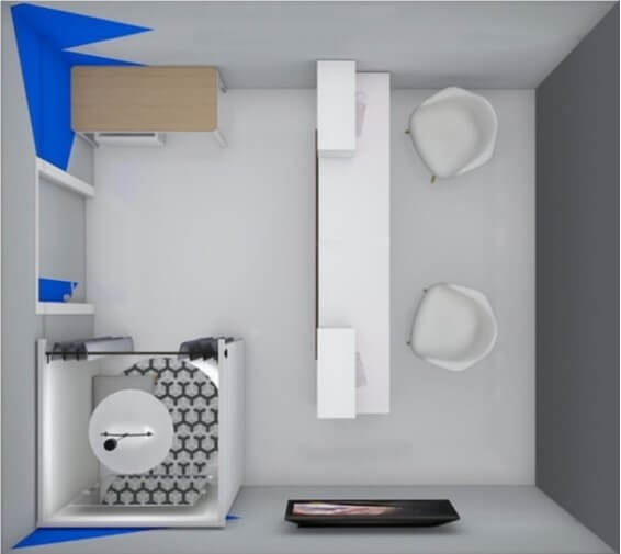 План помещения для открытия ПВЗ: пример