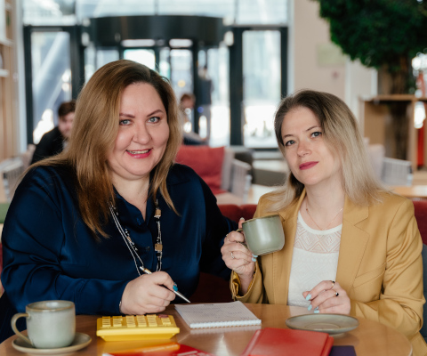 Елена Топоркова и Екатерина Санкина